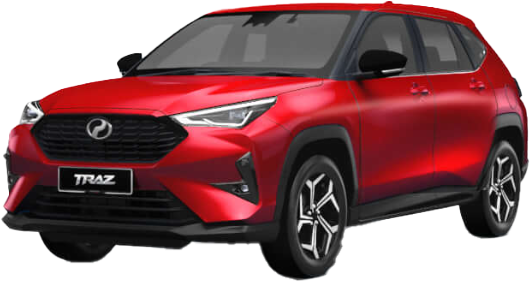 Perodua Traz Cranberry Red