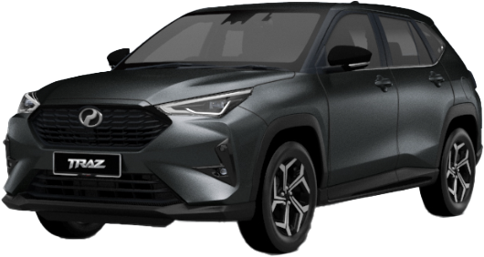 Perodua Traz Granite Grey